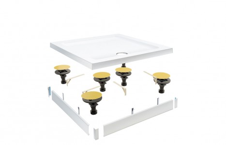Easy Plumb Riser Kit A (For Square Trays 760mm-900mm) [PLUM3919]