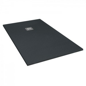 Tissino Giorgio2 Square Shower Tray 800mm Graphite Slate [TRG-431-RS]