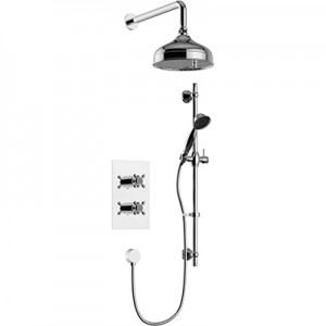 Heritage Trinity Shower Pack Chrome [STRCDUAL01]