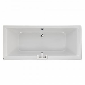 Twyford BJAH8502WH Athena Bath Double Ended Bath 1700x750mm 2 Tapholes White