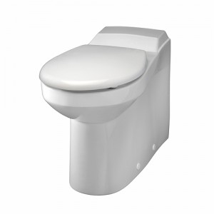 Twyford BJAV1498WH Avalon Rim free Back To Wall Toilet Pan 440x360mm White - (WC pan only)
