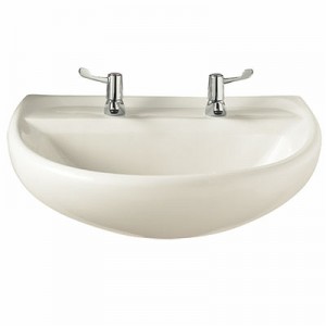 Twyford BJSA4352WH Sola Washbasin 2 Tap No Overflow 600x460mm