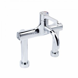 Twyford BJSF1133CP Sola Thermostatic Mixer Lever Tap Deck Mounted Fixed Spout