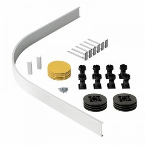 Twyford Leg Set & Panel Kit for Quadrant Shower Tray [BJTR6011WH]