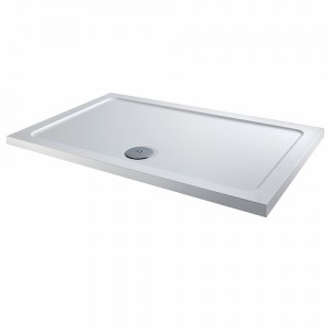 Twyford BJTR6304WH Rectangle Shower Tray Flat Top 1700 x 800mm White