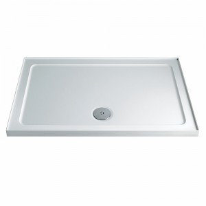 Twyford Rectangular Shower Tray with Upstands 1700x750mm White [BJTR6401WH]