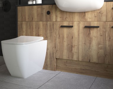Utopia Corr Back-To-Wall WC Pan 360 x 500 x 395mm with Soft Close Seat [COBTWPANDXW]