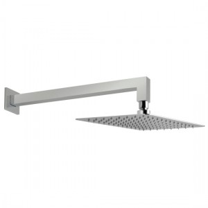 Vado Aquablade Slimline Rectangular Shower Head 300 x 200mm with Arm Chrome [AQB-20X30/SA/A-C/P]