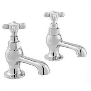 Booth & Co by Vado BC-AXB-106-CP Basin Pillar Taps Chrome