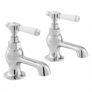 Booth & Co by Vado BC-AXB-206-CP Basin Pillar Taps Chrome