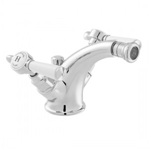 Booth & Co by Vado BC-AXB-210-CP Mono Bidet Mixer with Pop-Up Waste Chrome