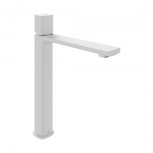 Cameo by Vado Leverless Tall Mono Basin Mixer Tap (Single Taphole) Matt White [CAM-100E/SB-MW]
