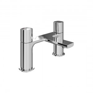 Cameo by Vado Deck Mounted Bath Filler Mixer Tap (2 Tapholes) Chrome [CAM-137-CP]
