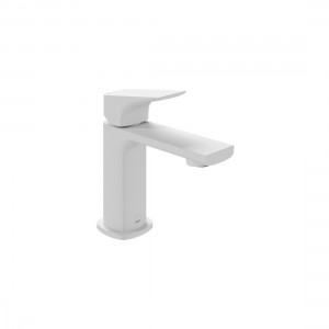 Cameo by Vado Mini Mono Basin Mixer Tap (Single Taphole) Matt White [CAM-200M/SB-MW]
