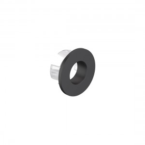 Cameo by Vado Ceramic Basin Overflow Cover (30mm Diameter) Matt Black [CAM-BCO-MB]