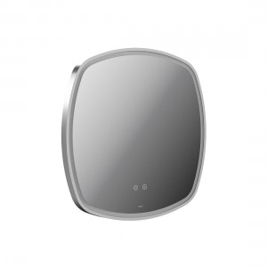 Cameo by Vado Illuminated Mirror (Square) with Demister 600mm Satin Chrome [CAM-M6I-SQ-SC]