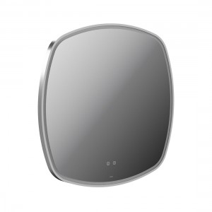 Cameo by Vado Illuminated Mirror (Square) with Demister 800mm Satin Chrome [CAM-M8I-SQ-SC]