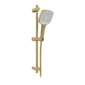 Cameo by Vado Multi Function Slide Rail Shower Kit Satin Brass [CAM-MFSRK-SBR]