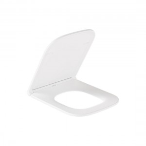 Cameo by Vado Slimline Toilet Seat Square (for Back To Wall & Wall Mounted WC Pans) White [CAM-TS3-RO]