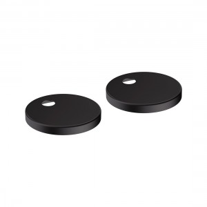Cameo by Vado Toilet Seat Hinge Cover Plate 45mm Dia Matt Black [CAM-TSHC-MB]
