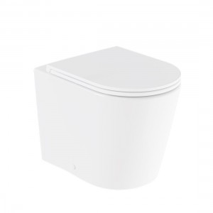 Cameo by Vado Back-To-Wall WC Pan (Toilet Seat NOT Included) White [CAM-WC-BTW-RO]