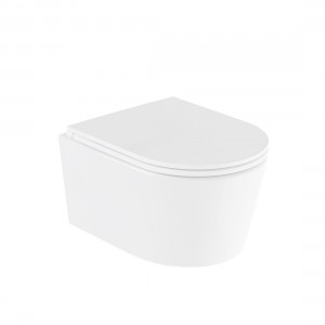 Cameo by Vado Wall Mounted WC Pan (Toilet Seat NOT Included) White [CAM-WC-WH-RO]