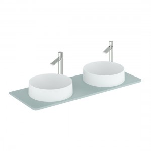 Cameo by Vado Worktop for 1200mm Vanity Unit Cove Blue (Basins & Brassware NOT Included) [CAM-WT12-CB]