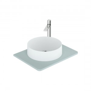 Cameo by Vado Worktop for 600mm Vanity Unit Cove Blue (Basin & Brassware NOT Included) [CAM-WT6-CB]