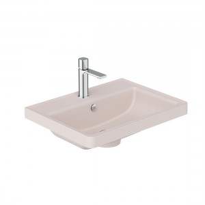 Cameo by Vado Vanity Basin 600mm (1 Taphole) Pink Clay (Brassware NOT Included) [CAM-BM6-PC]
