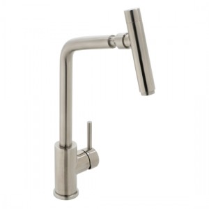Vado Accent Kitchen Mixer Tap with Swivel Spout (Single Taphole) Stainless Steel [CUC-1010-S/S]