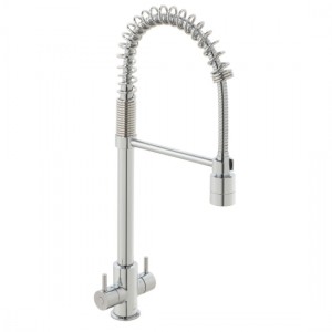 Vado Vibe Professional Pull-Out Kitchen Mixer Tap with Swivel Spout (Single Taphole) Chrome [CUC-1061-C/P]