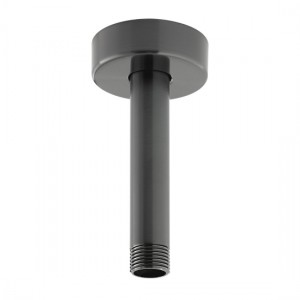 Individual by Vado Ceiling Mounted Shower Arm 100mm (4 inch) Round Brushed Black [IND-CMA/RO/4IN-BLK]