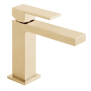 Individual by Vado Notion Slimline Mono Basin Mixer Tap (Single Taphole) Brushed Gold [IND-NOT200/SB-BRG]