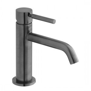 Individual by Vado Origins Slimline Mono Basin Mixer Tap (Single Taphole) Brushed Black [IND-ORI200/SB-BLK]