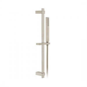 Individual by Vado Shower Handset Kit with Slide Rail (Square) Brushed Nickel [IND-SFSRK/SQ-BRN]