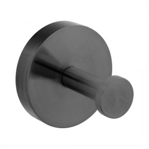 Individual by Vado Spa Single Robe Hook Brushed Black [IND-SPA186-BLK]