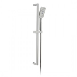 Vado Nebula Shower Handset Kit with Slide Rail & Smooth Hose (Square - 3 Function) Chrome [NEB-MFSRK/SQ/B-DB-CP]