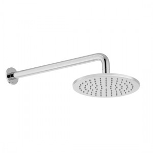 Vado Nebula Shower Head with Shower Arm 200mm (8 inch) Round Chrome [NEB-RO/20-SA-CP]