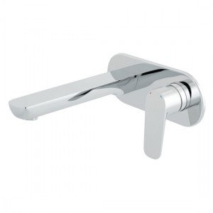 Vado Photon Wall Mounted Basin Mixer Tap with 200mm Spout Chrome [PHO-109FS/A-C/P]