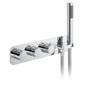 Vado Altitude Horizontal Trim Kit 370 x 80mm (Valve NOT Included) Chrome [TAB-128/3WO-ALT-T-CP]