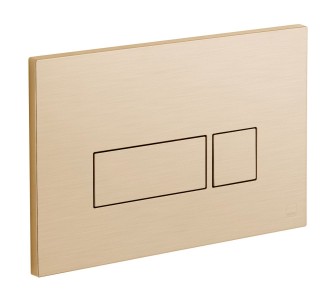 Individual by Vado Square Button Flush Plate Brushed Gold [IND-195-SQ-BRG]