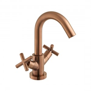 Individual by Vado Elements Basin Mixer Tap (Single Taphole) Brushed Bronze [IND-ELW100F/SB-BRZ]