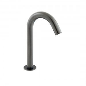 Individual by Vado I-Tech Infra-Red Deck Mounted Mono Basin Mixer Tap Brushed Black [IND-IRDSPOUT-BLK]
