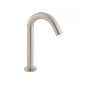 Individual by Vado I-Tech Infra-Red Deck Mounted Mono Basin Mixer Tap Brushed Nickel [IND-IRDSPOUT-BRN]