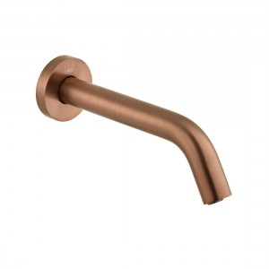 Individual by Vado I-Tech Infra-Red Wall Mounted Basin Mixer Spout Brushed Bronze [IND-IRWSPOUT-BRZ]