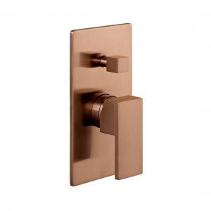 Individual by Vado Notion Manual Shower Valve with Diverter 2 Outlets Brushed Bronze [IND-NOT147A-BRZ]