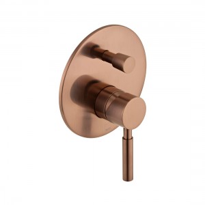 Individual by Vado Origins Manual Shower Valve with Diverter 2 Outlets Brushed Bronze [IND-ORI147A-BRZ]