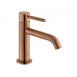 Individual by Vado Origins Slimline Mono Basin Mixer Tap (Single Taphole) Brushed Bronze [IND-ORI200/SB-BRZ]