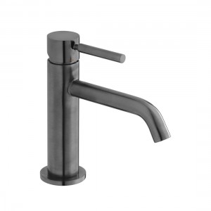 Individual by Vado Origins Slimline Tall Mono Basin Mixer Tap (Single Taphole) Brushed Black [IND-ORI200E/SB-BLK]