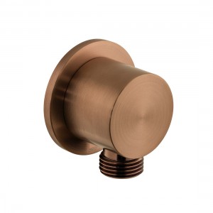 Individual by Vado Wall Outlet 55mm Round Brushed Bronze [IND-OUTLET/RO2-BRZ]